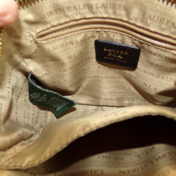 Ralph Lauren Black Crossbody Bag with Structured Design - Picture 3 of 6